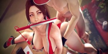 3D hentai game Mai Shiranui Daily Sex Training
