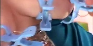 Chinese bondage girl at home