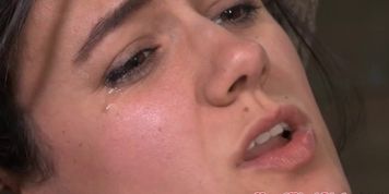 Busty bondage bdsm sub punished roughly