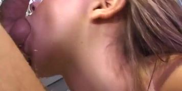 Awesome blondie getting nailed in a garage (Julia Bond)