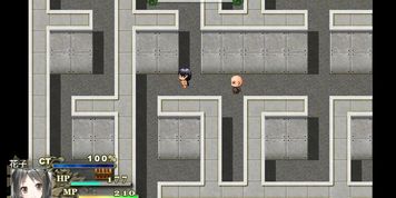 the girl escapes from the cave