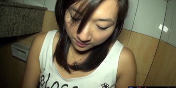 Asian amateur pussy gets fully shaved for breeding in this homemade video