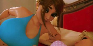 FUTANARI Family XXX Movie Night - 3D Sex Animation ENGDubbed