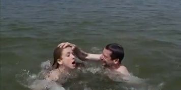 Lea Drucker Bikini Scene  in The Blue Room