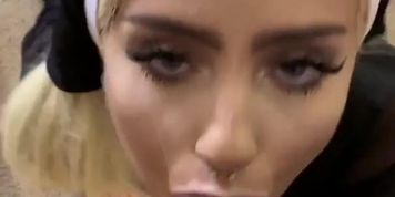 Blonde Nun Hardcore fucked like a Slut I found her at meetxx.com