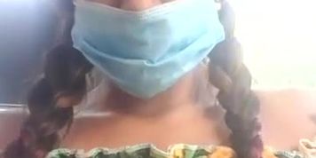 Naughty Dany Squirting in the Bus