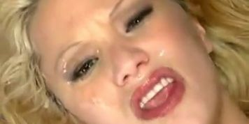 Young Shyla Stylez swallows about 20 loads