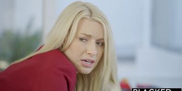BLACKED - Business Blonde Anikka Albrite Ass Fucked By a BBC (Annika Albrite)