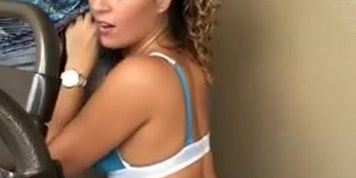 OF Victoria Banxxx white yogapants bbc bj (Viktorina Steel)