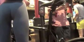 Hottie stopped by to get some coffee