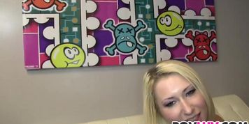 Blonde teen Stacie Andrews likes POV
