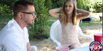 Rachel James rides a throbbing cock