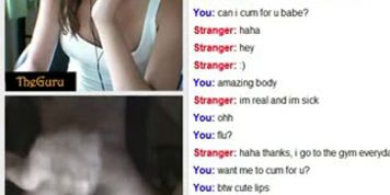 hot babe on omegle