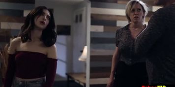 Busty MILF stepmom shares new BF with her stepdaughter (Mary Jane Wilde)