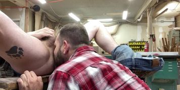 Two Warehouse Workers take a Break