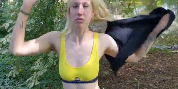 Outdoor sex in the park, we just cant stop fucking