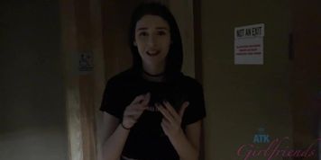 Cutie Alternative Brunette Vacation part 5 (FISHNETS!)
