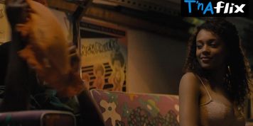 Reign Edwards Underwear Scene  in Snowfall