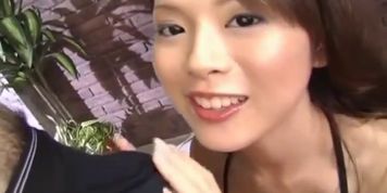 Yuri Kousaka young Asian babe places cock in her mouth - More at hotajp com
