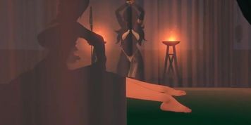 ?MMD/Sex? Amber & Eula dance and fucked behind the curtain (Genshin Impact)