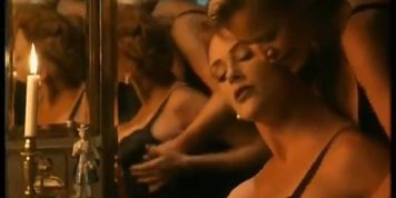Brigitte Nielsen Lesbian,  Breasts Scene  in Chained Heat 2