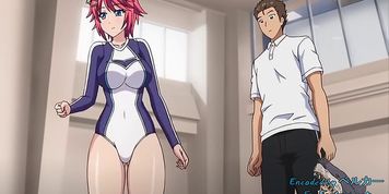 Tsuyoshibo of Muge that drilled in cheeky leotard