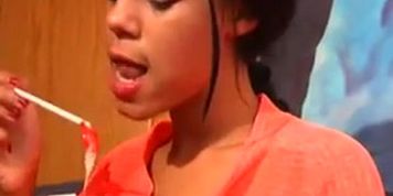 Spermloving ebony girl