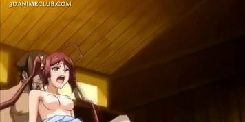 Stunning hentai babe gets shaved twat nailed hardcore
