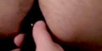 Amateur shower enema and strapon screw