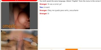 Omegle. Girl Shows Boobs For My Cum