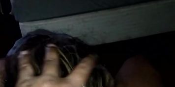 White slut met at the corner store sucking my BBC 10 min later