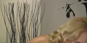 Twistys - Horny blonde with a lingerie fetish plays with herself