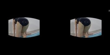 japan bathsuit Footjob VR