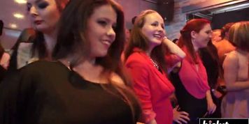 Stunning girls know how to party