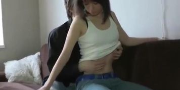Brunette Teen Brings Boy Home To Eat Her Pussy