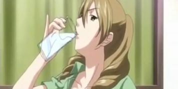 Two anime cuties licking a dick