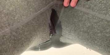 Girl rewetting leggings