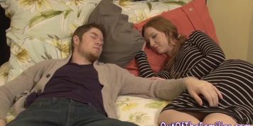 Real milf fucks stepson