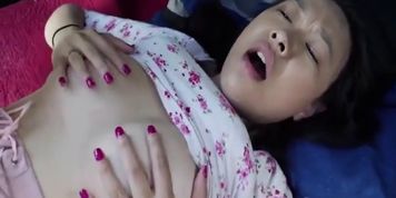 black guy screw deep an asian girl outside