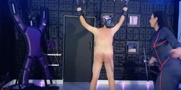Mistress Luciana Dominates Slave With Rough Whipping - Extreme Bdsm Punishment