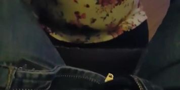 Green hair slut with piercings gives head to military man 