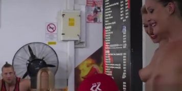 Girl Gets Gangbang Orgasm In Public