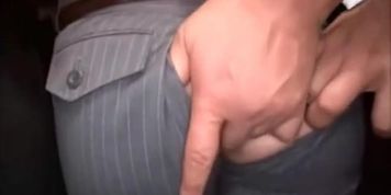Japanese woman fingered in middle of train car