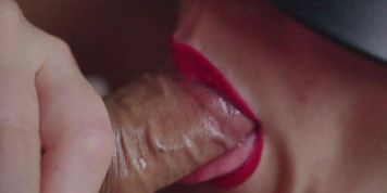 the most gentle blowjob close-up, mouthful of cum (Close Up Blowjob)
