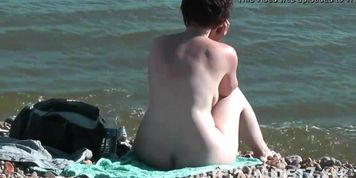 Real amateur hidden nudist voyeur video