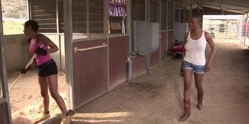 Ebony Lesbians Fuck On a Farm (Sincerre LeMore)