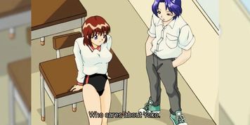 Hentai Uncensored &middot; Blonde Lesbian Eats her Amateur Busty Friend's Pussy