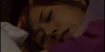 Asian family, while everyone is asleep, he fucks his sisters
