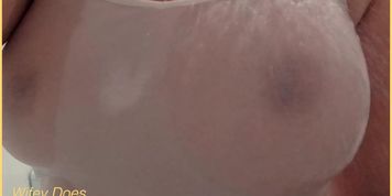 Wifey in wet white shirt