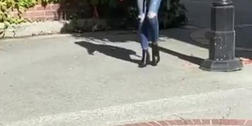 Braless Teen down Blouse Candid
